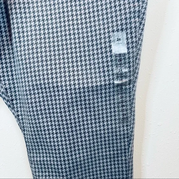 American Eagle Houndstooth Curvy Super Hi Rise Plus Size Jegging/Sz:24/NEW - Picture 4 of 10